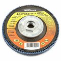 Forney Flap Disc, High Density, Type 29, 4-1/2 in x 5/8 in-11, ZA60 71921